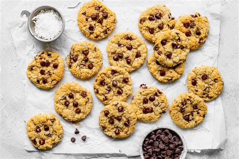 Coconut Oatmeal Chocolate Chip Cookies Two Peas Their Pod