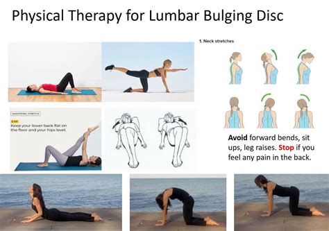 Physical Therapy For A Bulging L Bulging Disc Bulging Disc Exercises Lower Back Pain Exercises