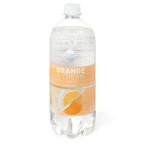 Clear American Sparkling Water Orange And Cream 338 Fl Oz Walmart