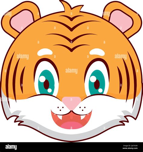 Cute Baby Tiger Stock Vector Image And Art Alamy