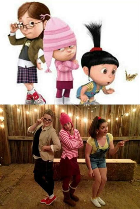Halloween Costume Despicable Me Margo Edith And Agnus Despicableme Three Person