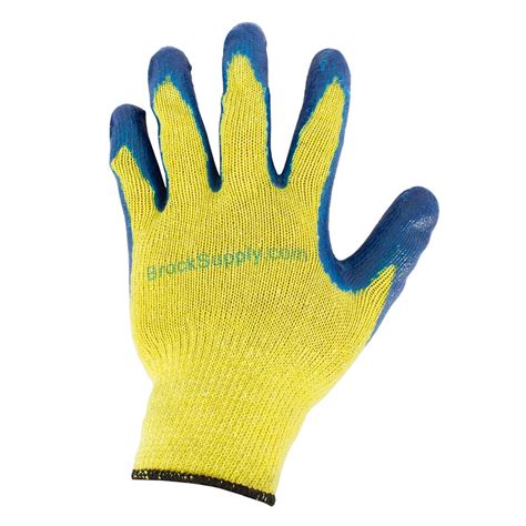 12 Pairs 1 Dozen Latex Rubber Coated Woven Work Safety Gloves Strong