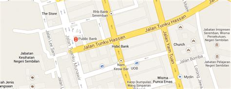 Bank ini kemudian menukar namanya kepada kwong lee bank limited pada tahun 1934. Public Bank Seremban Branch - carloan.com.my