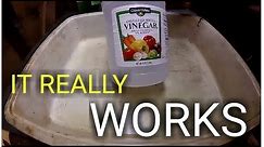 Remove Rust With Vinegar - Works Great! Clean Rust Fast!
