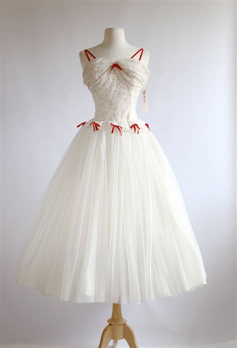 Vintage 1950s Prom Dress Queen Of Hearts Dress 50s Party Dress With