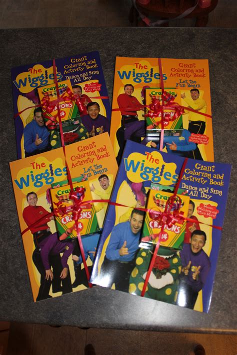 Wiggles Coloring Activity 3 Book Set 2003 And 40 Simi