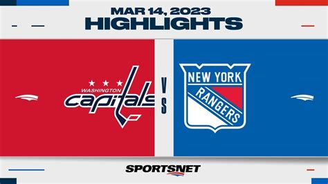 Nhl Highlights Capitals Vs Rangers March 14 2023 Youtube
