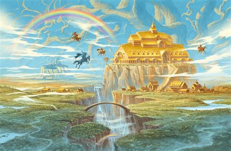 Lore Of Asgard Fantasy Art Landscapes Mythology Art Halls Of Valhalla