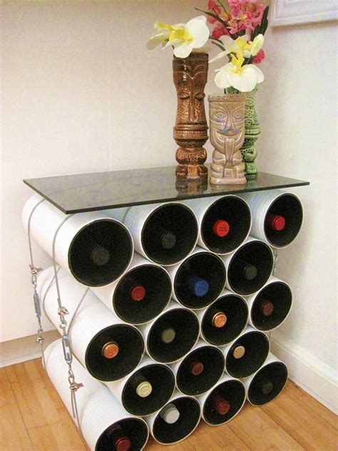 Create a custom wine rack to fit in your kitchen's dedicated space. Amazing DIY Wine Storage Ideas