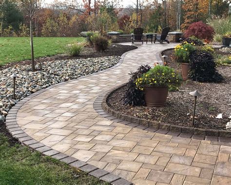 Interlocking Concrete Paver Walkway In Ct By Bahler Brothers With