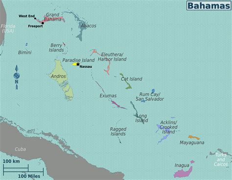 Map Of Bahamas Overview Mapregions Online Maps