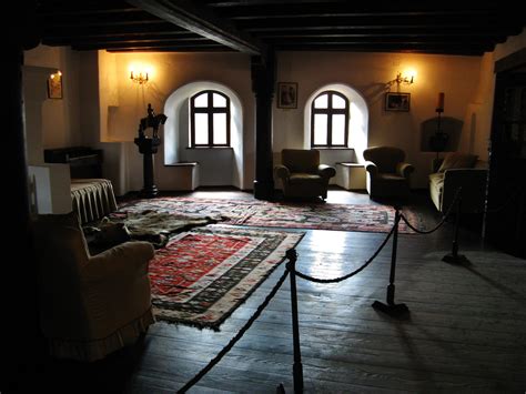 Queens Chamber In Bran Castle Romania The Castle Was Occupied As