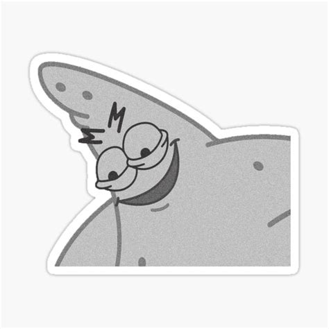Patrick Star Meme Sticker For Sale By Valivaly99 Redbubble