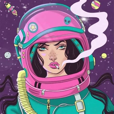 Sci Fi Sexy Cyber Space Girl Aliens Astronaut Vintage Space Wall Art A4 Poster 7 06 Picclick