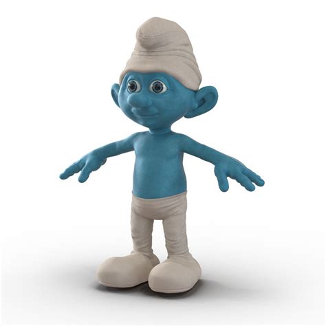 Smurf Realistic 3d Model