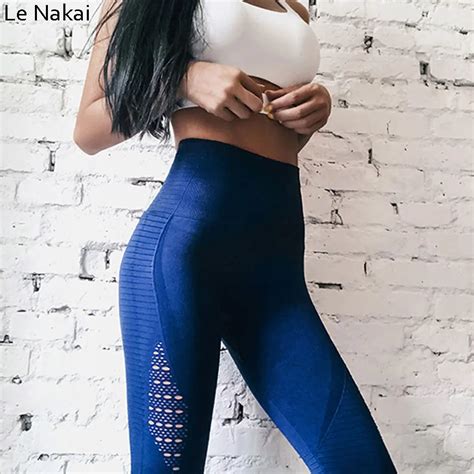 Le Nakai Women Energy Seamless Tummy Control Yoga Pants Super Stretchy