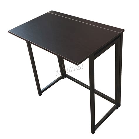 These foldable computer desks, a.k.a. FoxHunter Foldable Computer Desk Folding Laptop PC Table ...