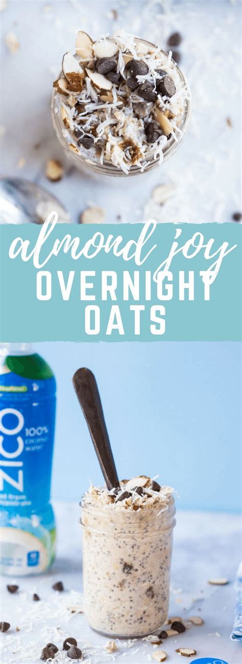 Coconut lover rejoice in this overnight oat recipe that tastes exactly like an almond joy. Almond Joy Overnight Oats Recipe | Vegan Overnight Oats ...