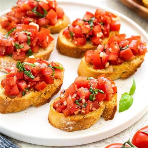 Bruschetta With Tomato And Basil Jessica Gavin