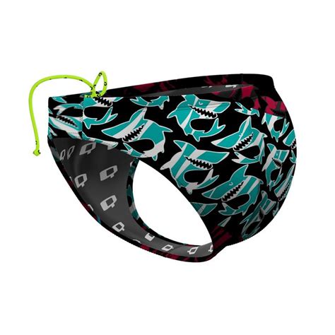 Shark Attack Waterpolo Brief Water Polo Shark Attack Snug