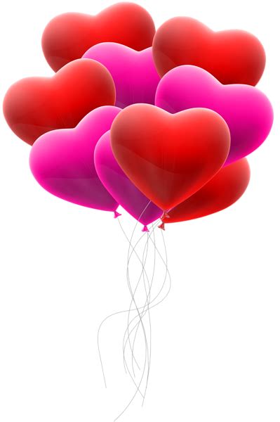 The valentine's day is just around the corner, so i made a png pack for it too. Hearts Balloon Bunch Transparent Clip Art | Love png, Balloons, Clip art