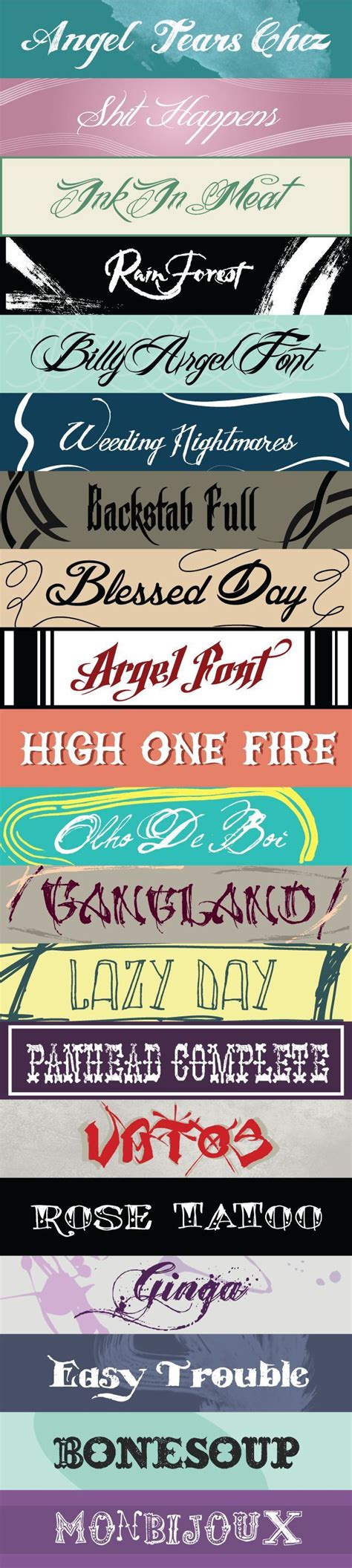 Find Out 40 Best Tattoo Fonts For Your Next Tattoo Picsart Blog