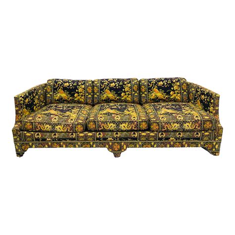 Vintage Chinoiserie Chintz Sofa By Drexel Heritage Chairish