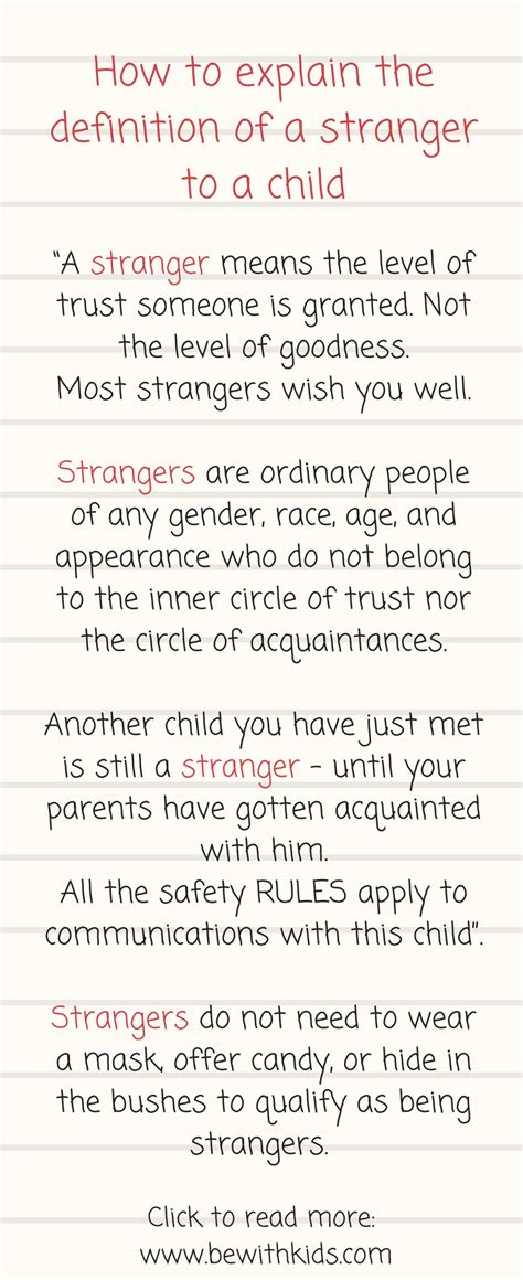 Be With Kids Why Stranger Danger Is Not Working And How To Teach Your