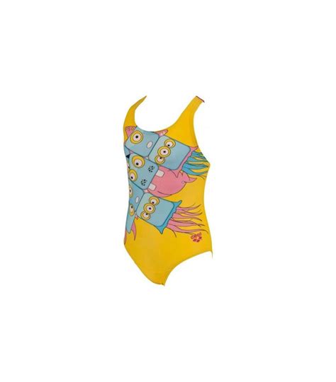 Arena Girl Swimwear Kg Monster One Piece Color Pink Size 2yrs Old