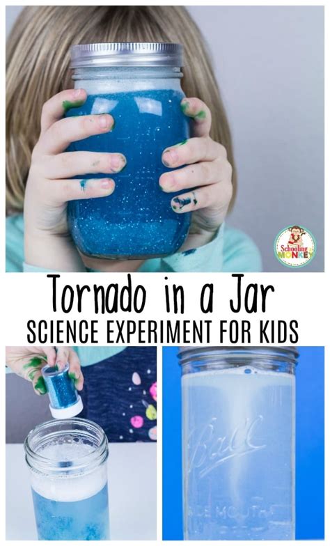 Easy Science For Kids Making A Tornado In A Jar In 2020 Tornado In A