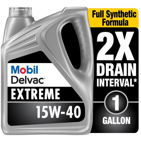 Mobil Delvac Extreme Heavy Duty Full Synthetic Diesel Engine Oil 15w 40 1 Gal Furniturezstore