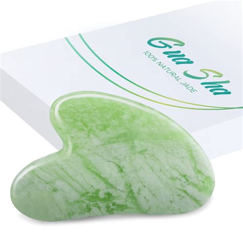 buy kimkoo gua sha tool 100 real natural jade stone massage tool for face and body online at