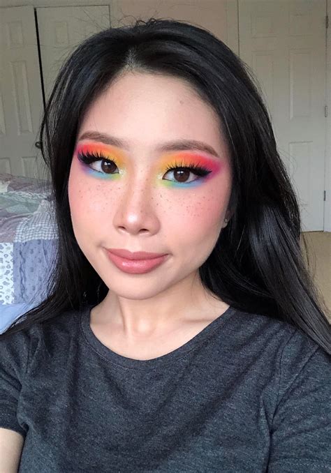 Rainbow Monolid Makeup Look Makeupaddiction