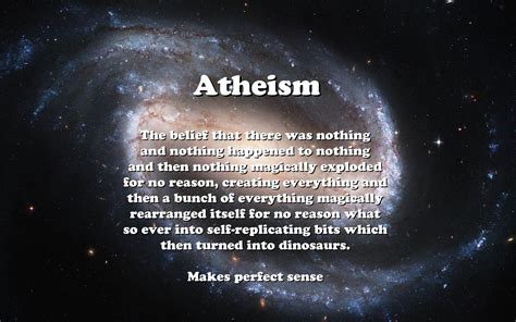 Based on the current available literature, the position of the society is as follows: outer space text wrong propaganda religion atheism creationism incorrect definition of atheism ...