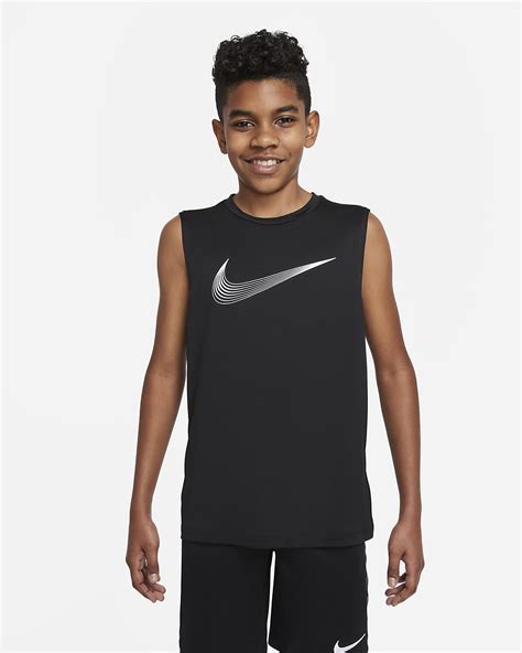 Nike Dri Fit Older Kids Boys Training Top Nike Ro