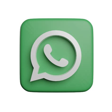 Whatsapp Logo 3d Icônes Médias Sociaux Et Logos