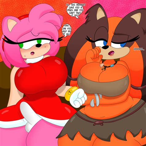 Rule 34 1futa 1girls 2020 3barts Amy Rose Anthro Big Breasts Blue Eyes Breasts Clothed Clothed