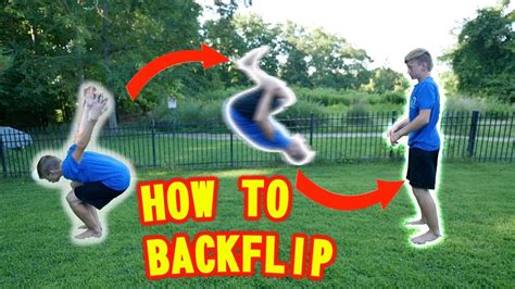 How To Do A Backflip On Ground And Trampoline Best Tutorial You Can