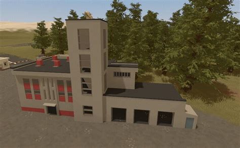 Made Dayz Fire Station With Only Colored Beams Because I Suck At