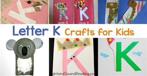 20 Letter K Crafts For Preschool Or Kindergarten Mrs Karles Sight