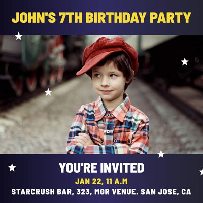 Free Online Invitation Maker - Free Templates | Picmaker