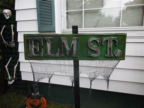 Elm St Sign Etsy