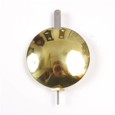 Brass Longcase Pendulum Bob Time Restored