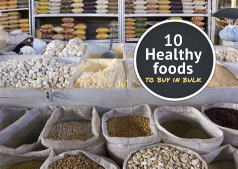 At many locations around the country, you can buy every ingredient you need to make dinner as well as the pots, pans target can also be a very affordable place to get your grocery shopping done. 10 Healthy foods you should buy in bulk