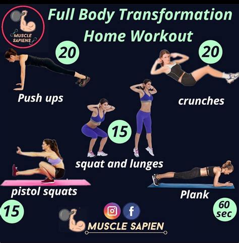 best full body home workout to do in this qurantine period squats and lunges crunches pistol