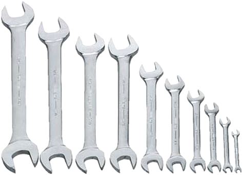 Double Head Open End Wrench Set Sae 10 Pieces Snap On