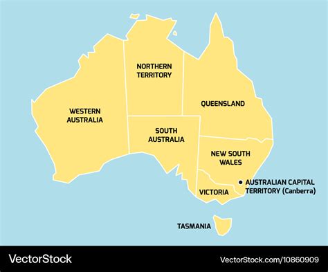Share 103 About Australia Map States Cool Nec