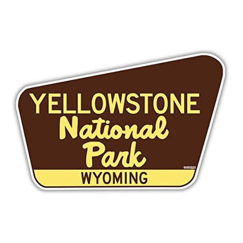 Yellowstone National Park Sticker Decal 375 Wyoming Wy