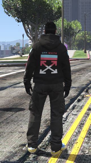 Sp And Fivem Off White Hoodie Mp Malefemale Gta5
