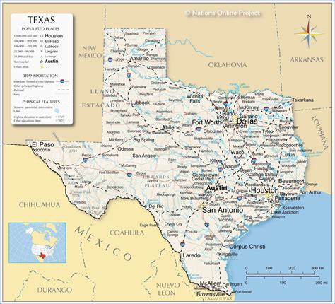 Northwest Texas Map Secretmuseum